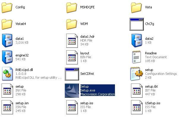 Setup Files for HD audio driver
