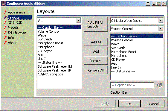 Configure Layout