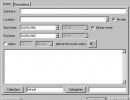 Event input window