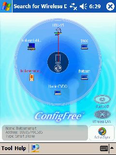 Searching for wireless connection