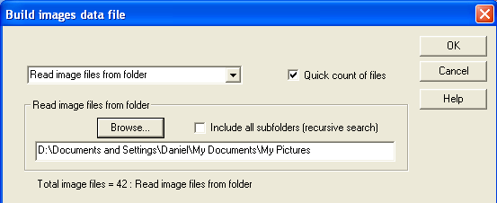 Build Image Data File