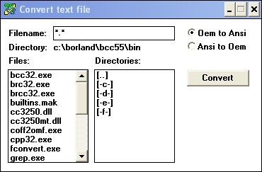 Main window