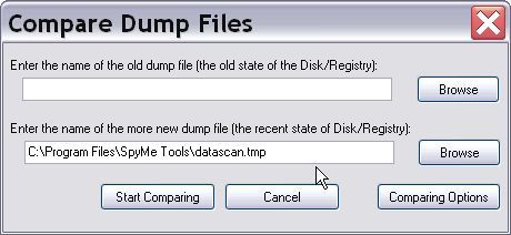 Compare dump files