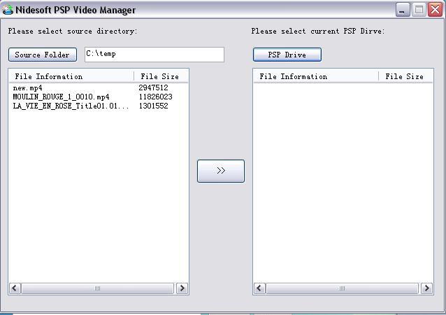 PSP Video Manager