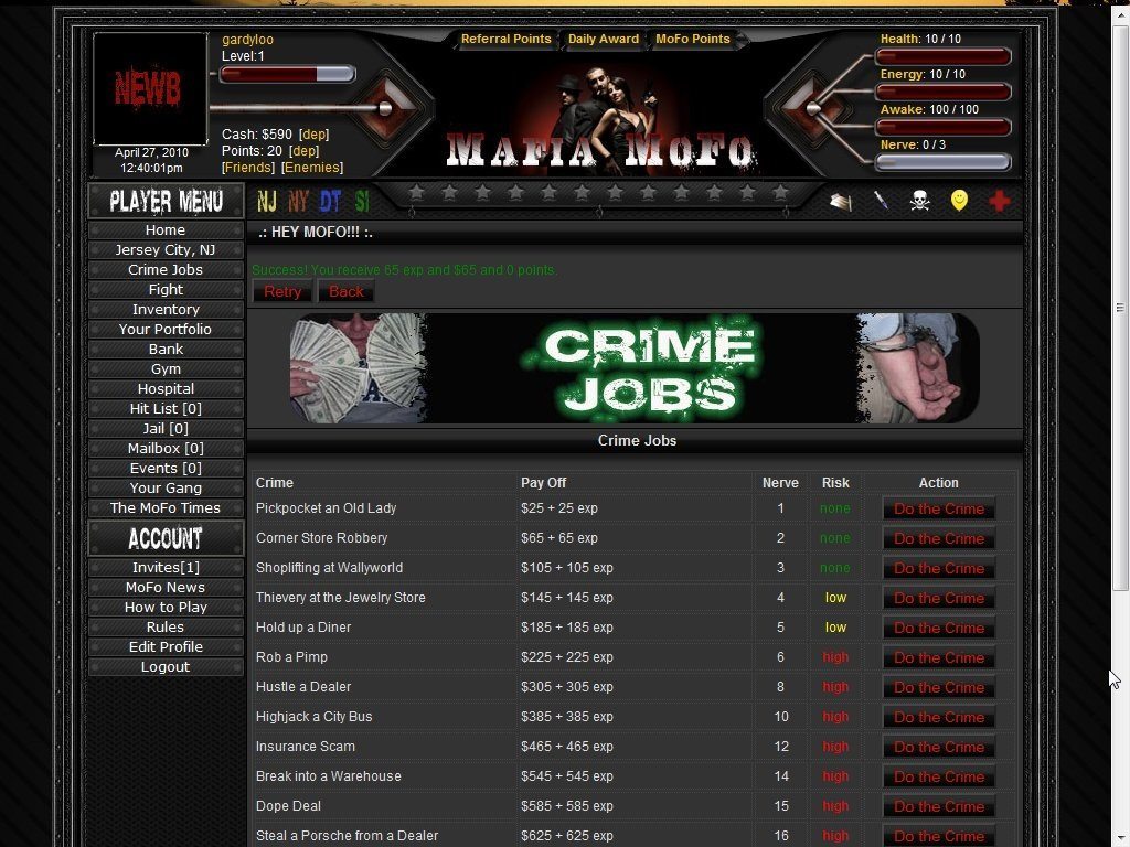 Crime Jobs