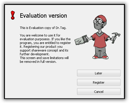 Evaluation window