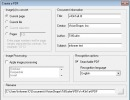 PDF Creating Window