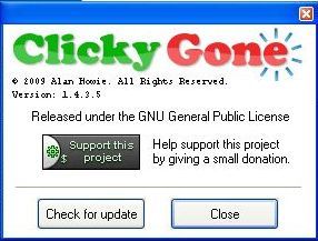About Clicky Gone