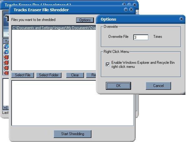 Delete forever with File Shredder