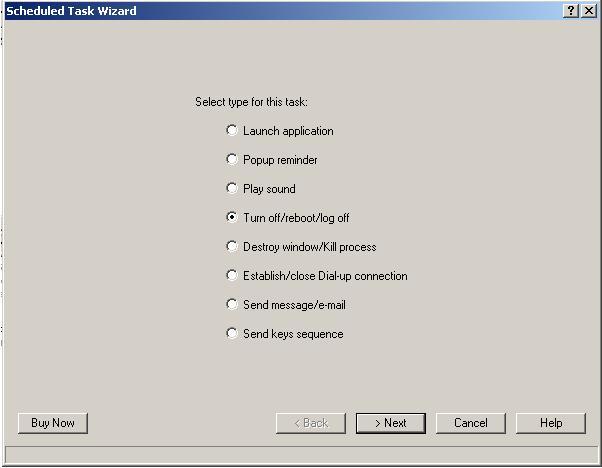 Scheduled Task Wizard