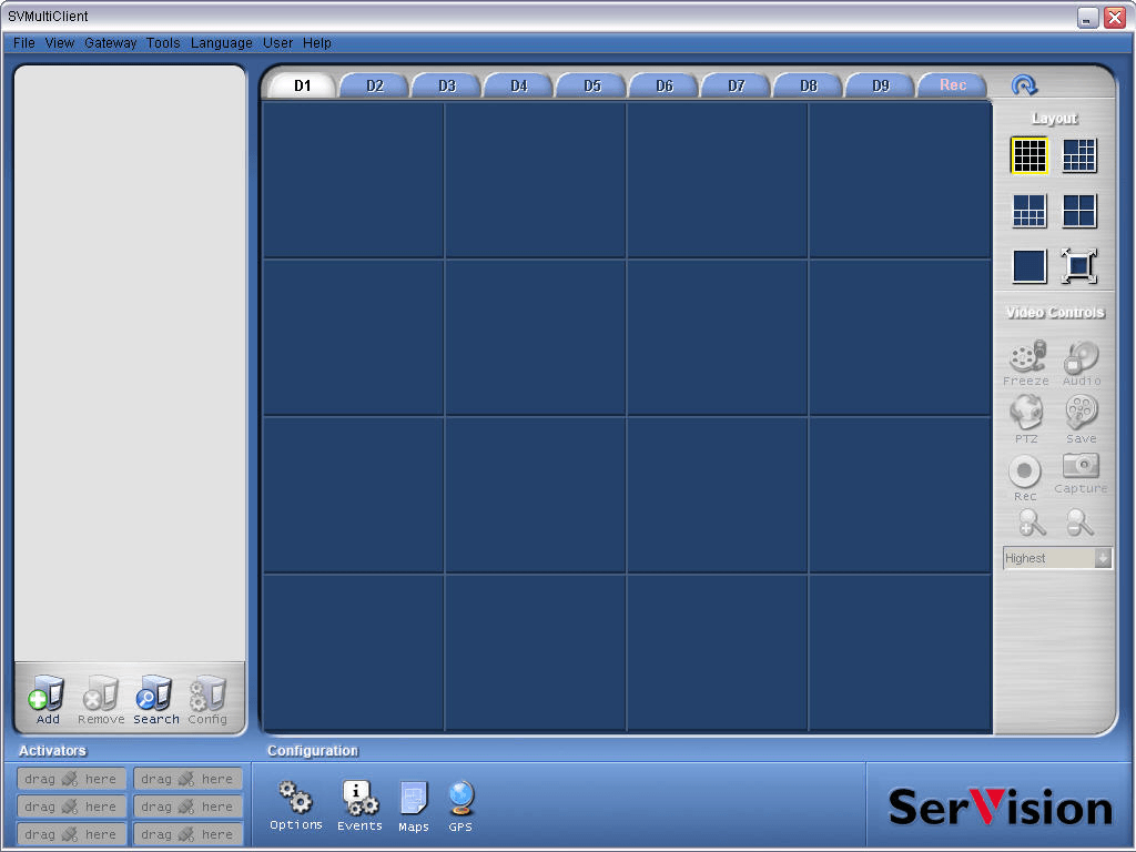 SVMultiClient screenshot