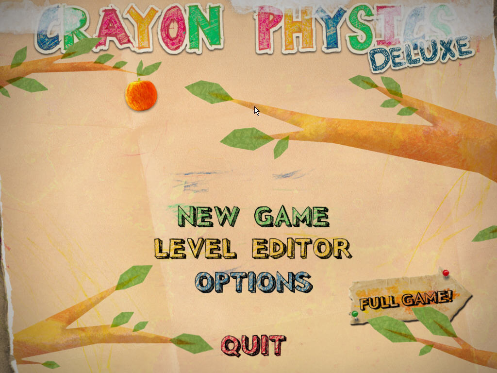 Main menu