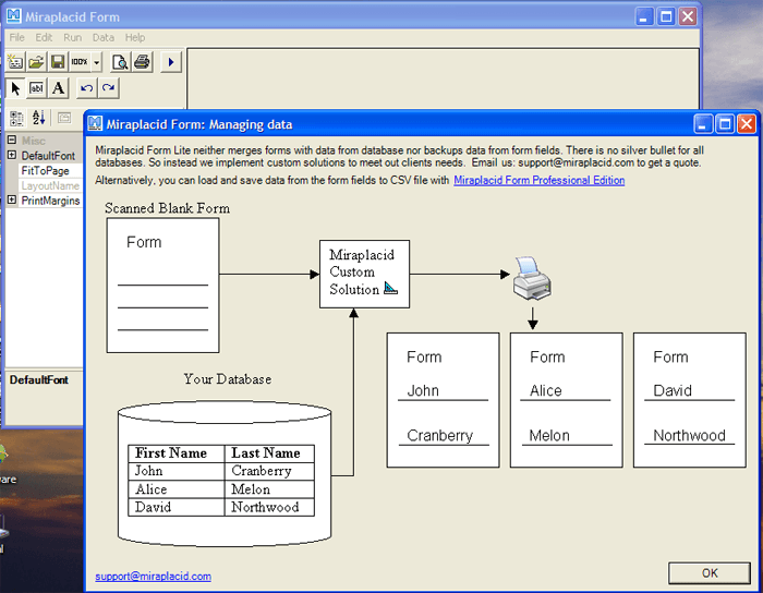 Managing data.