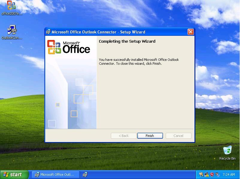 Installing Outlook Connector