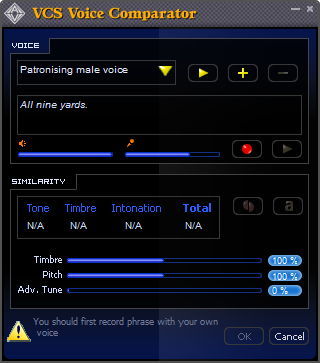 Voice Comparator