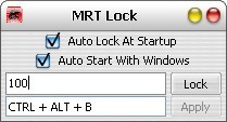Changing time in seconds for locking PC