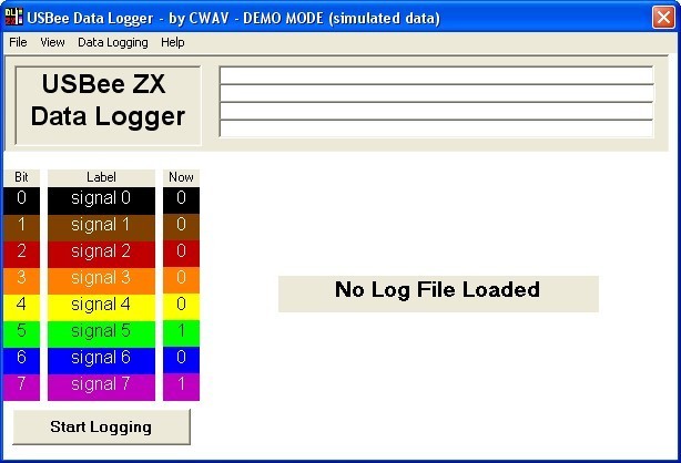 Data logger window