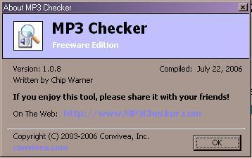 About MP3 Checker