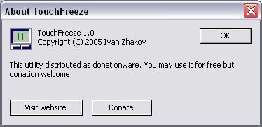 About TouchFreeze