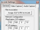 Settings window