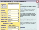 General settings and preferences