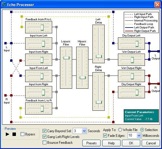 Echo processor