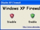 Disable Windows Firewall in XP