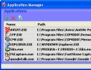 Application Manager Window