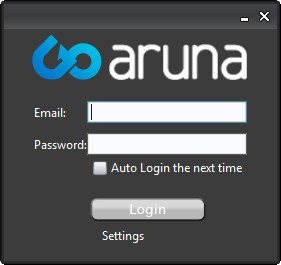 Login window