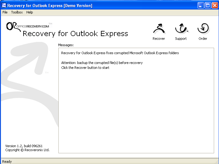 recovery for Outlook Express