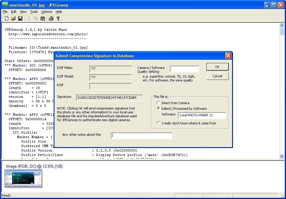 Submit Compression Signature