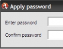 Apply password