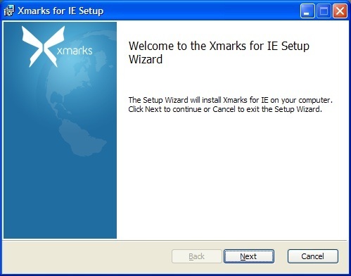 Setup Xmarks for IE