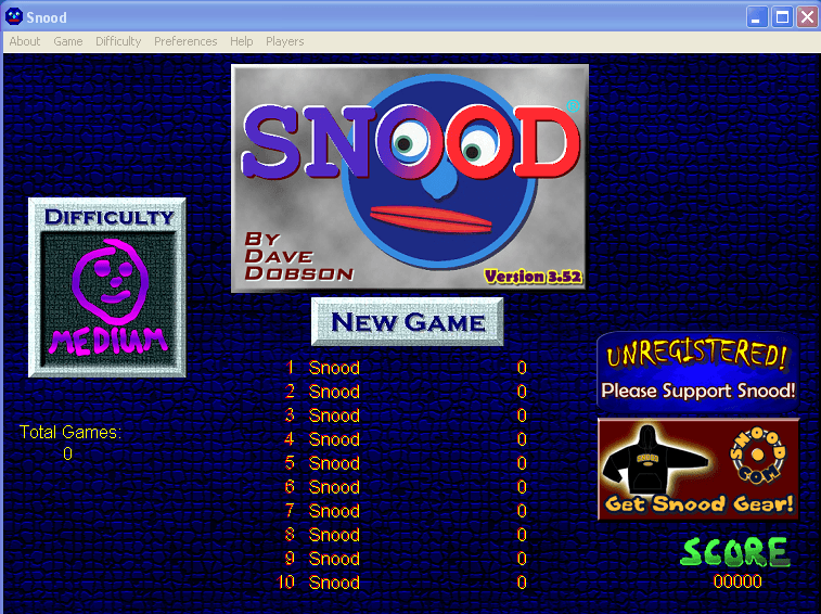 Main Menu