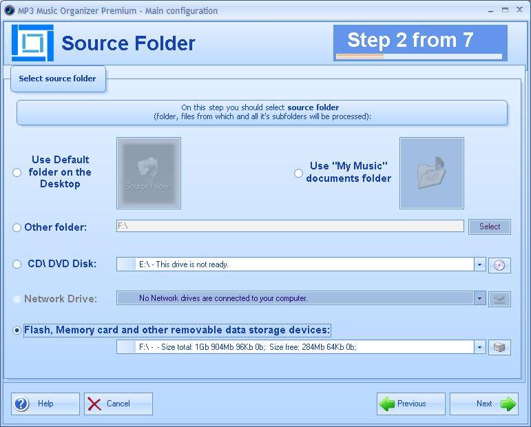Select Source Folder