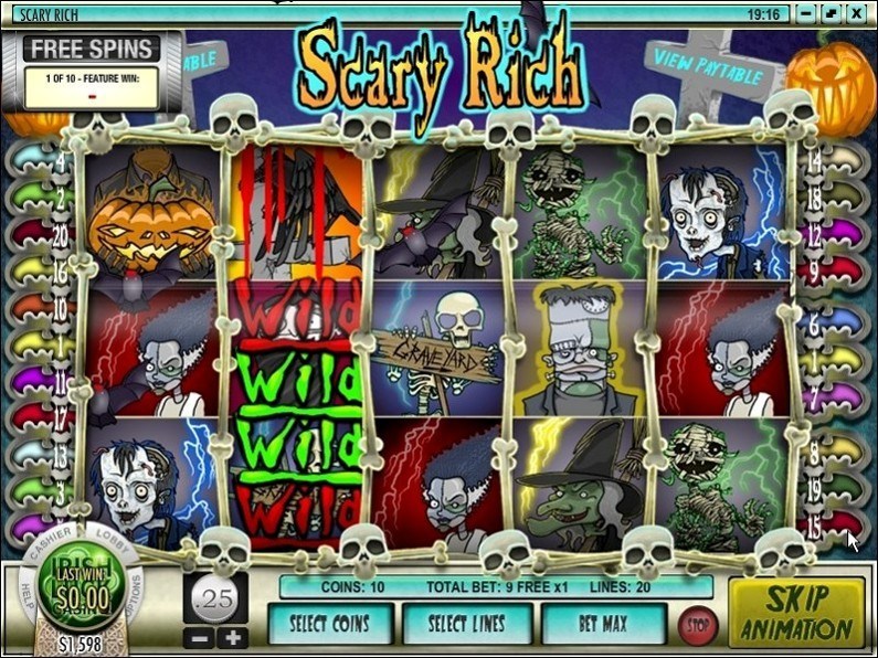 Video Slot Scary Rich