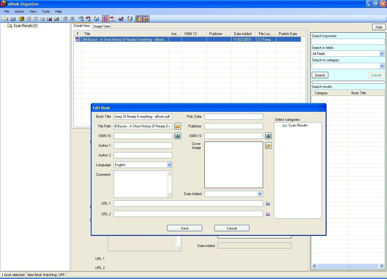 Editing Your Books' Data