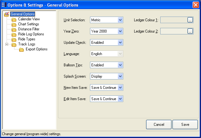 Configuration Window