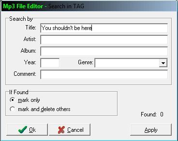 Mp3 file editor