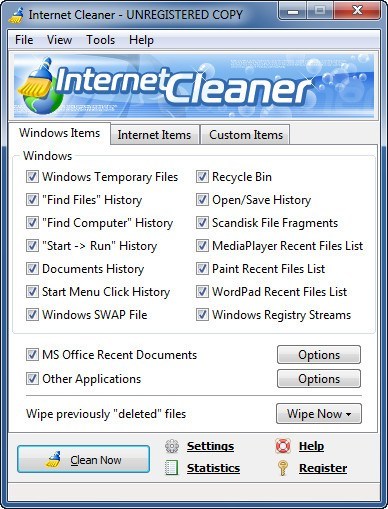 Configuring Windows Activity Clearance