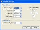 Custom Settings Dialog