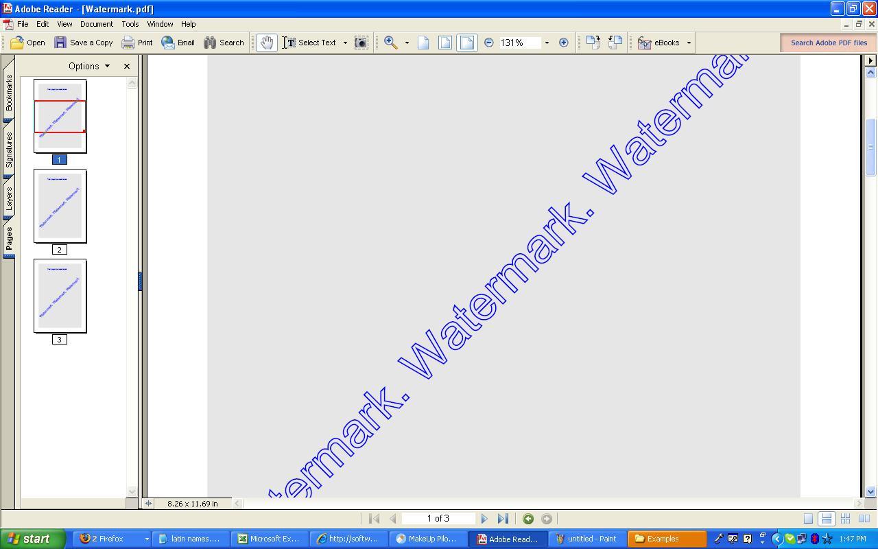 Watermark PDF
