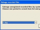 Salvage recorded files