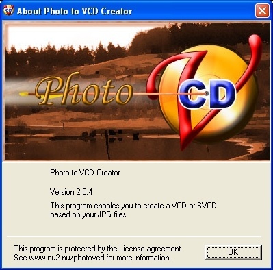 About Photo to VCD Creator