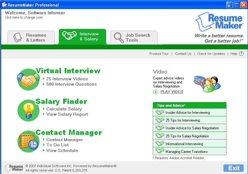 Interview & Salary