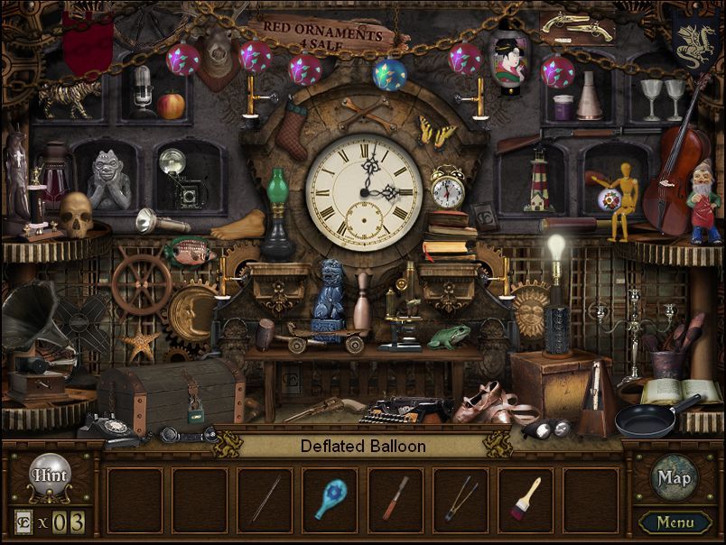 Hidden objects game