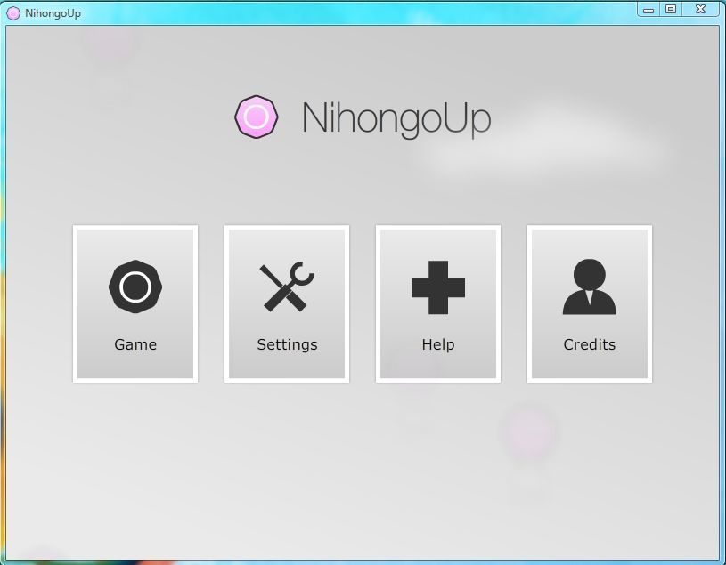 Main menu