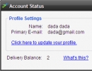Account status