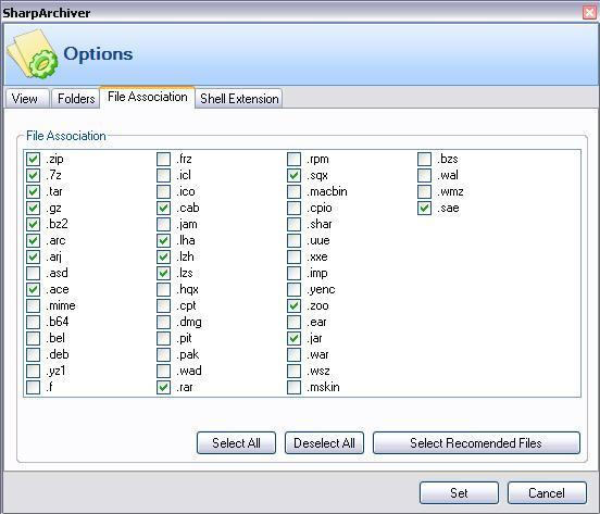 Settings Window