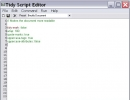 Tidy scrip editor